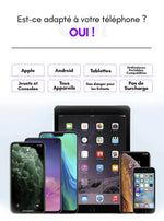 Charger l&#39;image dans la galerie, 🔋 Mini Power Bank Portable 10 000 mAh super rapide et durable avec Lampe LED, Double Port USB et 4 Câbles Intégrés ( Garantie de 3 semaines pour votre satisfaction totale )

