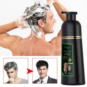 Shampoing pour des cheveux noirs, brillants et naturels