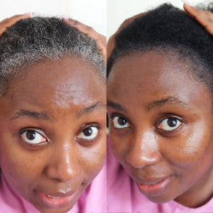Shampoing pour des cheveux noirs, brillants et naturels